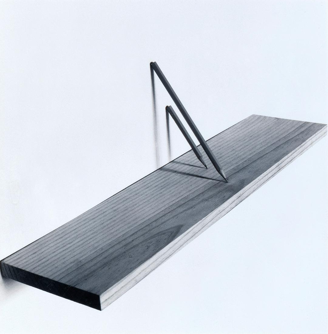 CHEMA MADOZ (Madrid, 1958) "Untitled. 1992. Black and white photography. It has a label from the: CHEMA MADOZ (Madrid, 1958) "Untitled. 1992. Black and white photography. It has a label from the Madrid gallery Moriarty, on the back. Size: 33 x 33 cm; 62 x 52 cm (frame). Visual paradox is the ferti