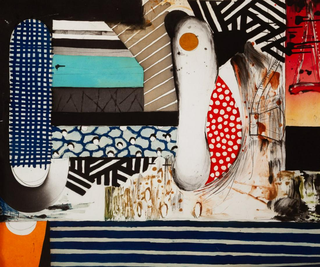ABRAHAM LACALLE (AlmerÃ­a, 1962). "Composition", 2004. Serigraph on paper, copy 11/35. Signed and: ABRAHAM LACALLE (AlmerÃ­a, 1962). "ComposiciÃ³n", 2004. Silkscreen on paper, copy 11/35. Signed and dated in pencil. Measurements: 118 x 93 cm. Abraham Lacalle began his career in the 80's, in 199