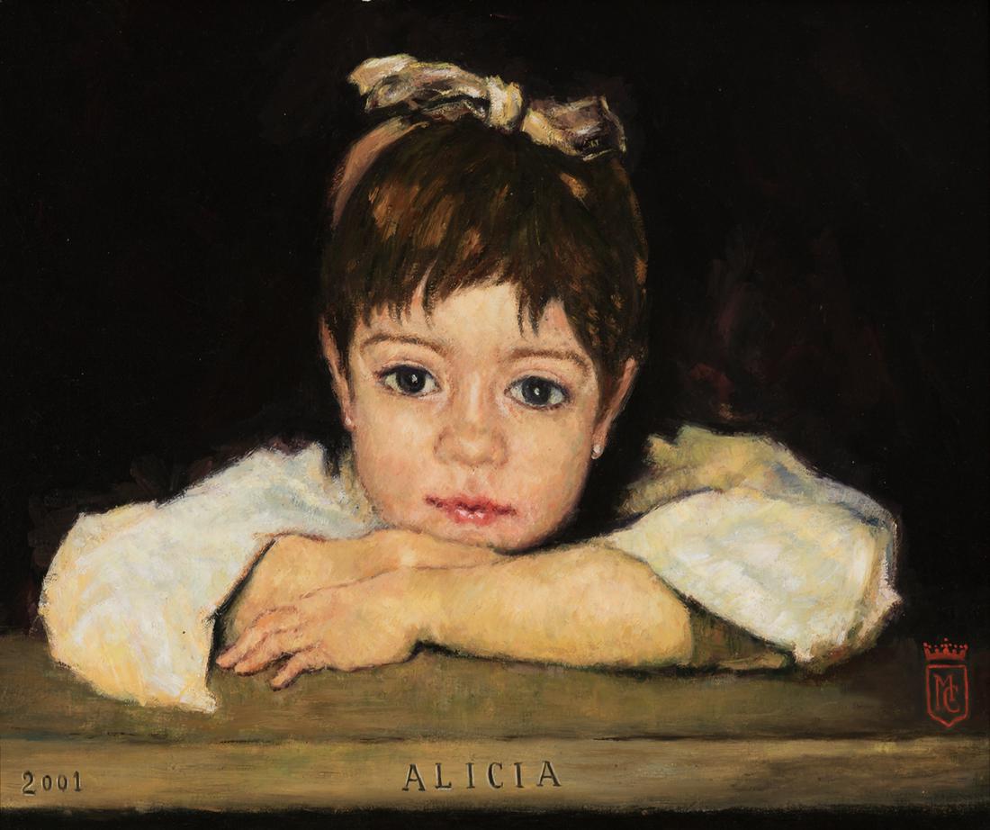 CANALS STUDY (Catalonia, 1925-1995). "Alicia", 2001. Oil on canvas. Presents signature with anagram, (1 of 5)