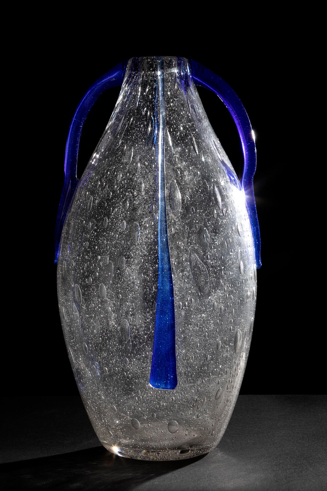 DEGUÃ‰ vase for Cristallerie de COMPIEGNE (1926-1939), ca.1926. Blown glass. Signed on the side, (1 of 5)