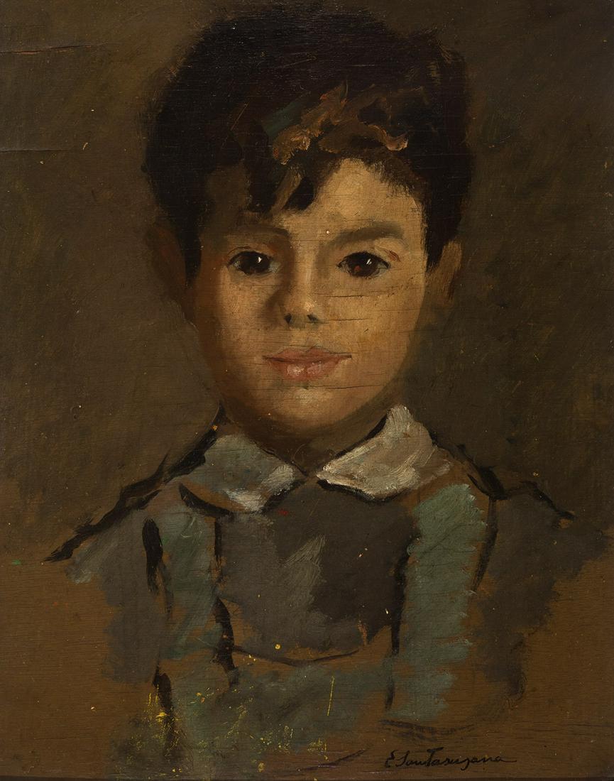 ERNESTO SANTASUSAGNA SANTACREU (Barcelona, 1900 - Santa Coloma de Gramenet, Barcelona, 1964). "Child (1 of 4)