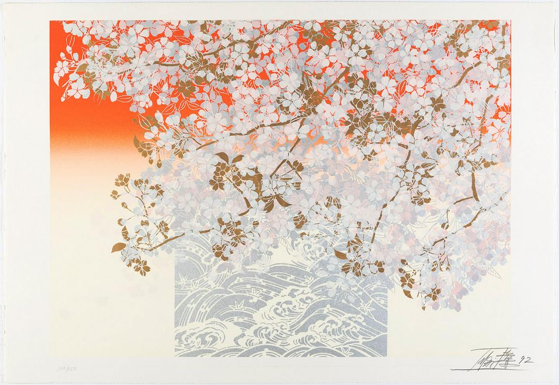 TOSHIMITSU IMAI (Kyoto, 1928 - 2002) Untitled, 1992, from the "Suite Olympic Centennial". Silkscreen (1 of 3)