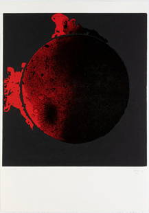 PAUL VAN HOEYDONCK (Belgium, 1925). Untitled, 1991, from the "Suite Olympic Centennial". Lithograph: PAUL VAN HOEYDONCK (Belgium, 1925). Untitled, 1991, from the "Suite Olympic Centennial". Lithograph on 270 grams Vélin d'Arches paper, copy 110/250. Signed, dated and justified by hand. This work i