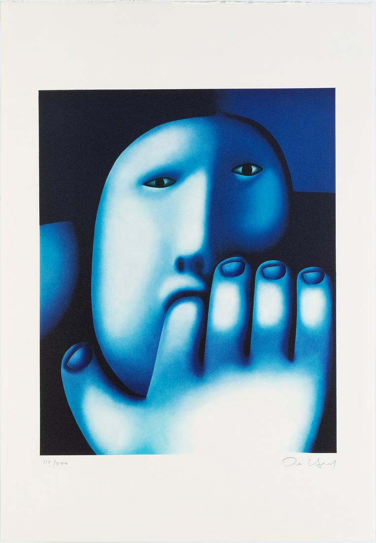 OLEG TSELKOV (Russia, 1934). Untitled, 1992, from the series "Olympic Suite". Lithograph on 270: OLEG TSELKOV (Russia, 1934). Untitled, 1992, from the series "Olympic Suite". Lithograph on 270 grams VÃ©lin d'Arches paper, copy 110/250. Signed and justified by hand. This work is part of the "Sui