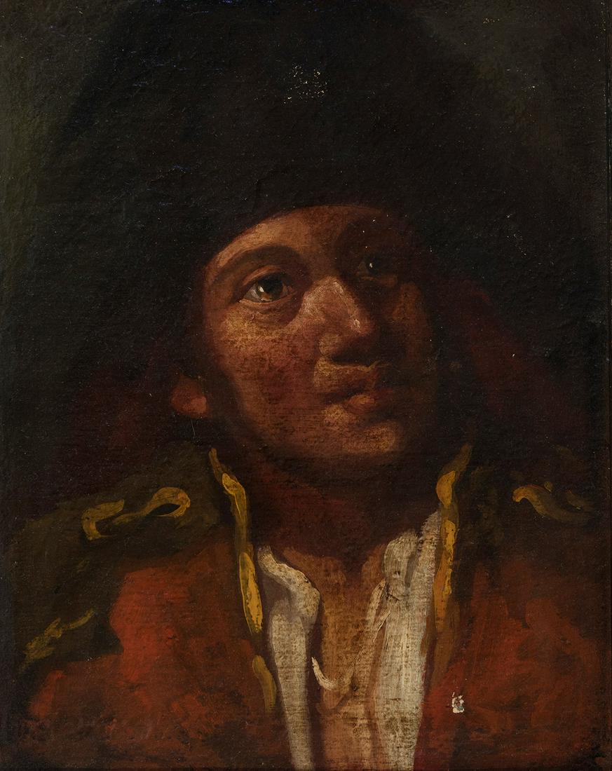 Circle of EUGENIO LUCAS VELAZQUEZ (Madrid, 1817 - 1870), mid-19th century. "El chispero". Oil on (1 of 4)