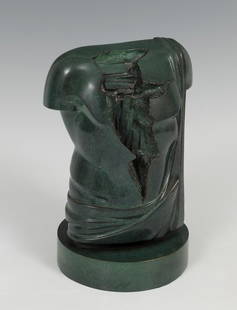 Carlos Garcia Muela, 1936 2013, Two Bronze Sculptures