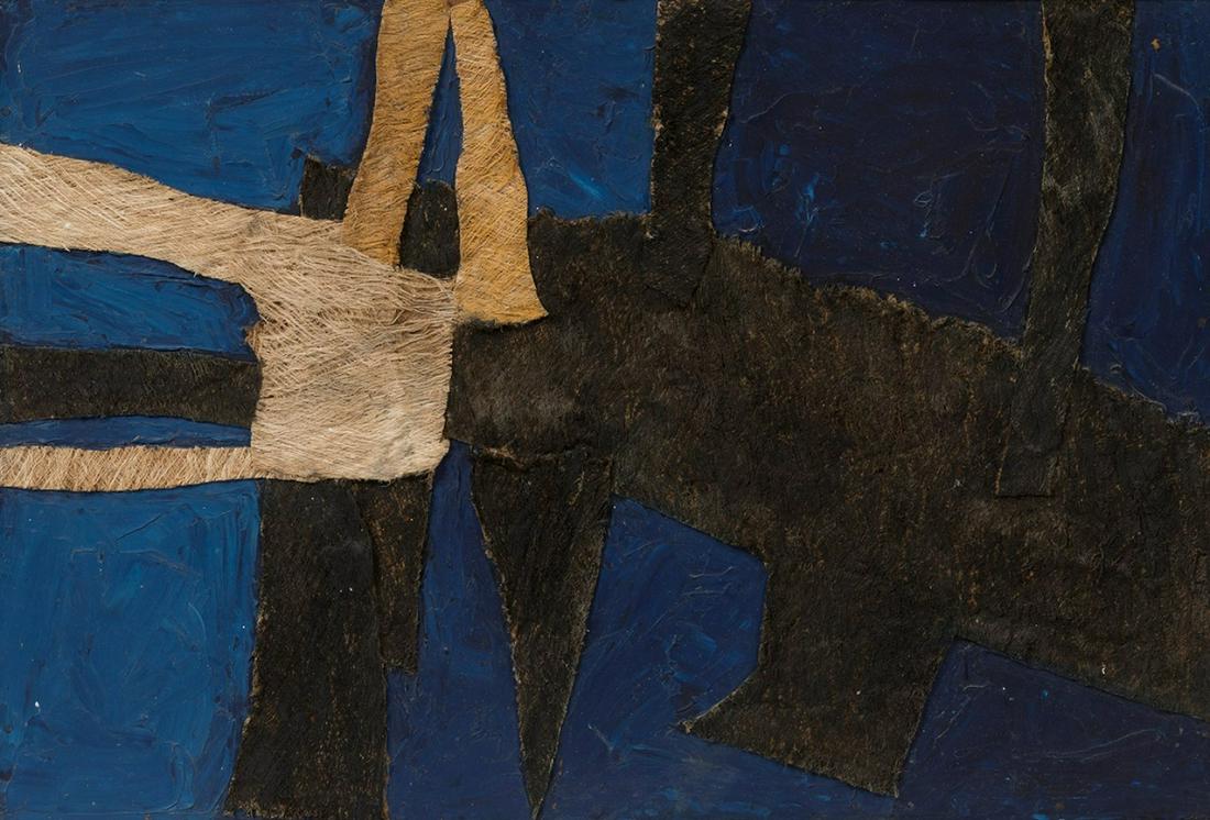 JAN SCHREUDER (The Hague, 1904 - 1964). Untitled. Mixed media on panel. Signed and dated on the: JAN SCHREUDER (The Hague, 1904 - 1964). Untitled. Mixed media on panel. Signed and dated on the back. Size: 56 x 39 cm. Jan Schreuder began his training at the School of Fine Arts in his city and in 1