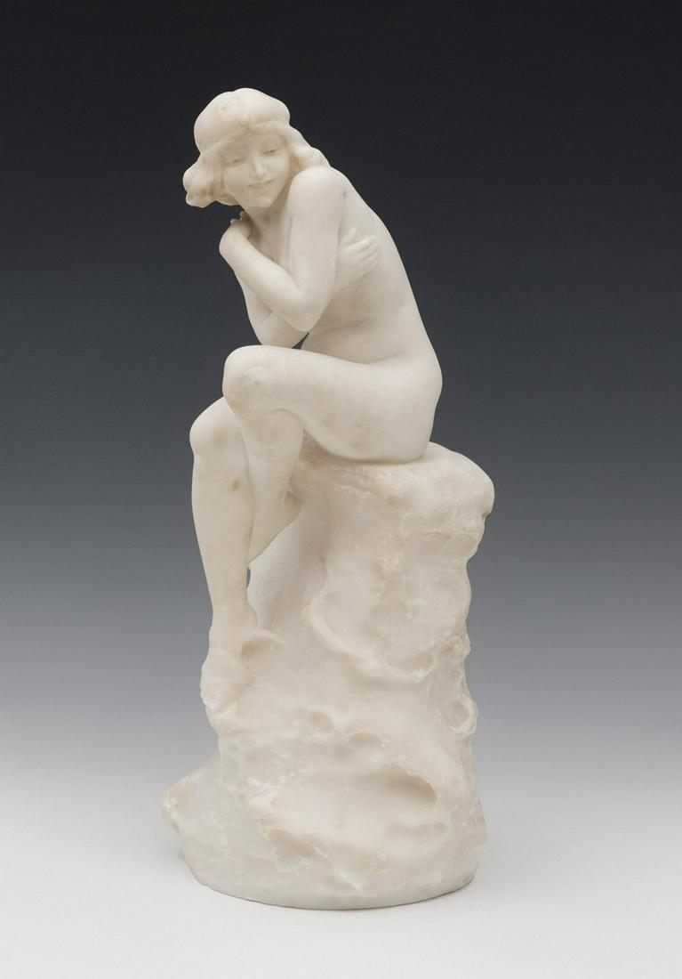 Italian school of the 20th century. Marble. Illegible signature. (1 of 7)