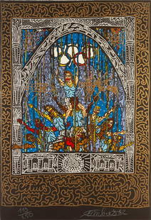 ROBERT COMBAS (Lyon, 1957). Untitled, 1992. Lithograph on 270 grams Vélin d'Arches paper, copy: ROBERT COMBAS (Lyon, 1957). Untitled, 1992. Lithograph on 270 grams Vélin d'Arches paper, copy 119/250. Signed, dated and numbered in pencil. Measurements: 90 x 63 cm. French painter and sculptor,