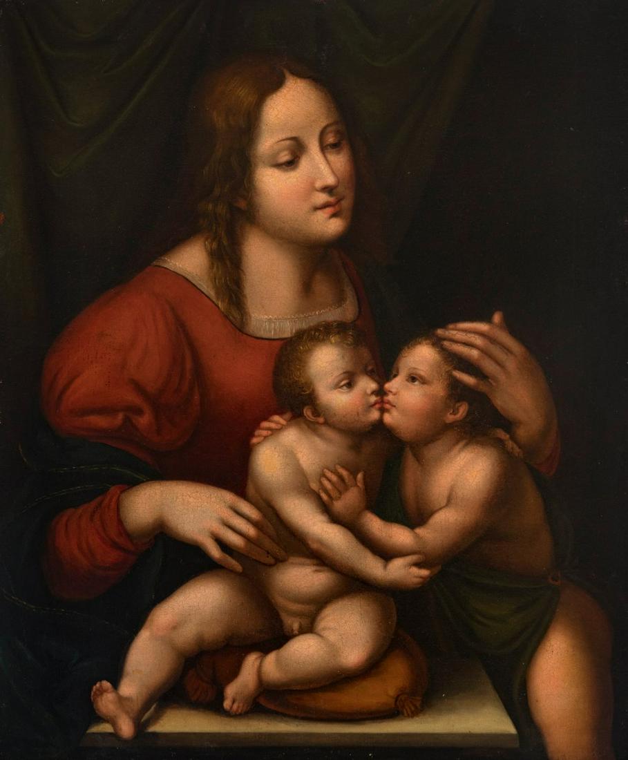 Follower of LEONARDO DA VICNI; End of the 16th century - beginning of the 17th century. No title. (1 of 5)