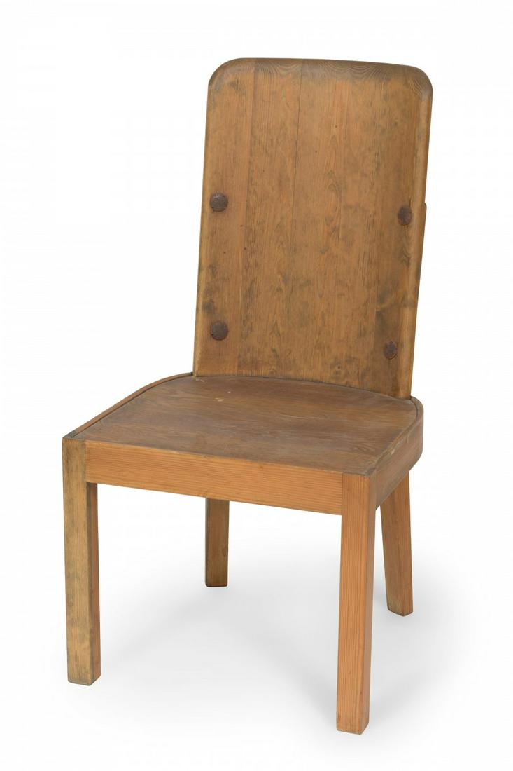AXEL EINAR HJORTH (Swedish, 1888-1959). Lovo chair. Wood. It presents signs of use. It has a (1 of 7)