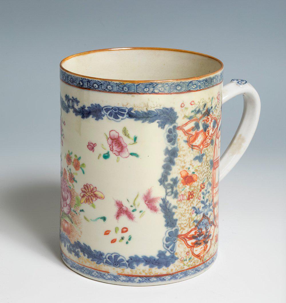 Chinese Imari jug, early 20th century.  Glazed porcelain. (1 of 4)