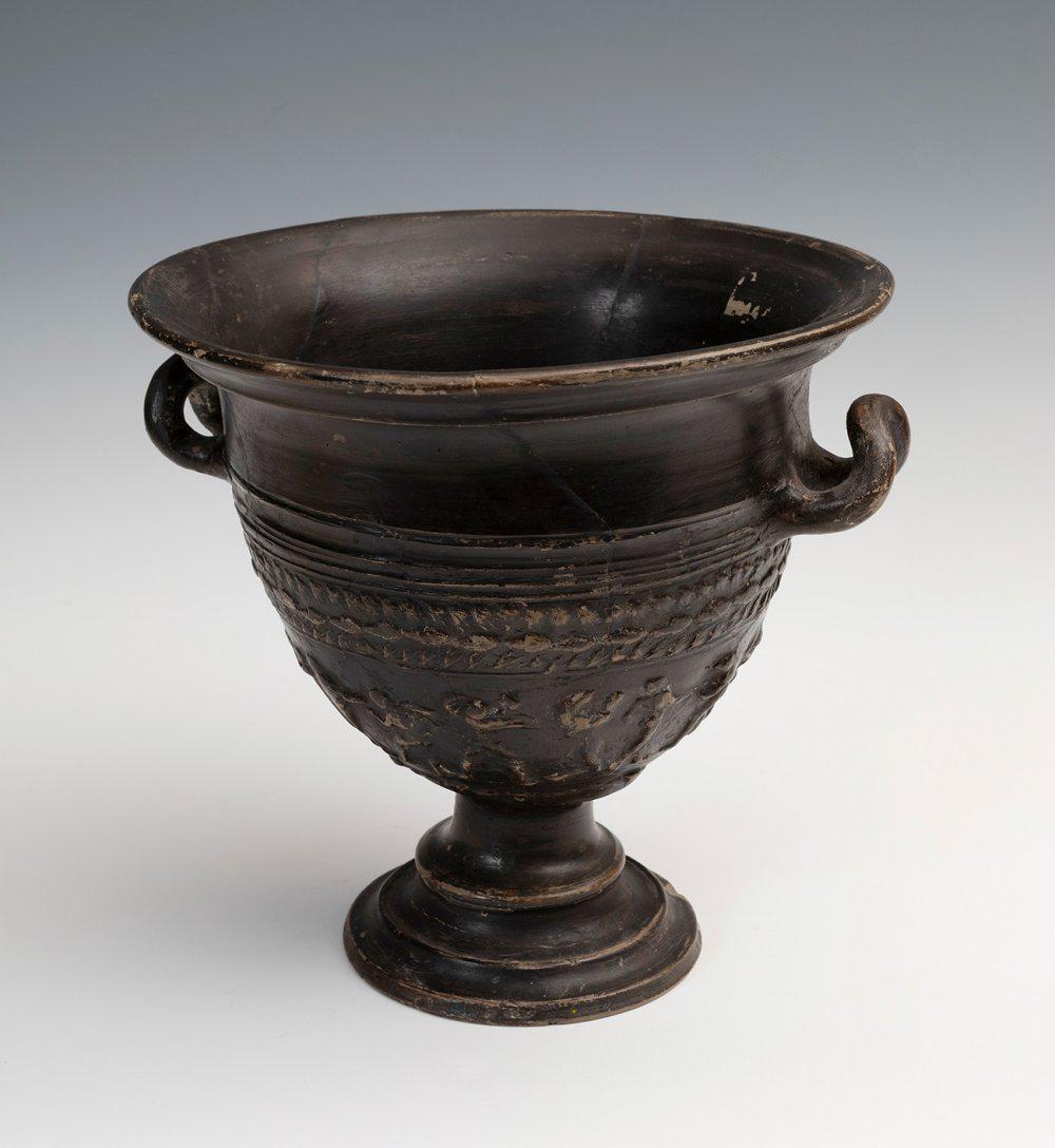 Bell Crater. Megara, 3rd Century Bc. Polychrome Pottery.