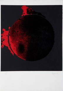 PAUL VAN HOEYDONCK (Belgium, 1925). Untitled, 1991, from the "Suite Olympic Centennial". Lithograph: PAUL VAN HOEYDONCK (Belgium, 1925). Untitled, 1991, from the "Suite Olympic Centennial". Lithograph on 270 grams Vélin d'Arches paper, copy 115/250. Signed, dated and justified by hand. Size: 90 x