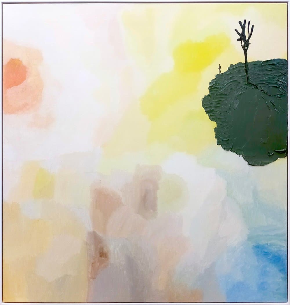 PELAYO ORTEGA (Mieres, Asturias, 1956). "Finisterrae", 2019. Acrylic and oil on wood. Signed, dated: PELAYO ORTEGA (Mieres, Asturias, 1956). "Finisterrae", 2019. Acrylic and oil on wood. Signed, dated and titled on the back. Marlborough Gallery label on the back. Certificate of authenticity attached