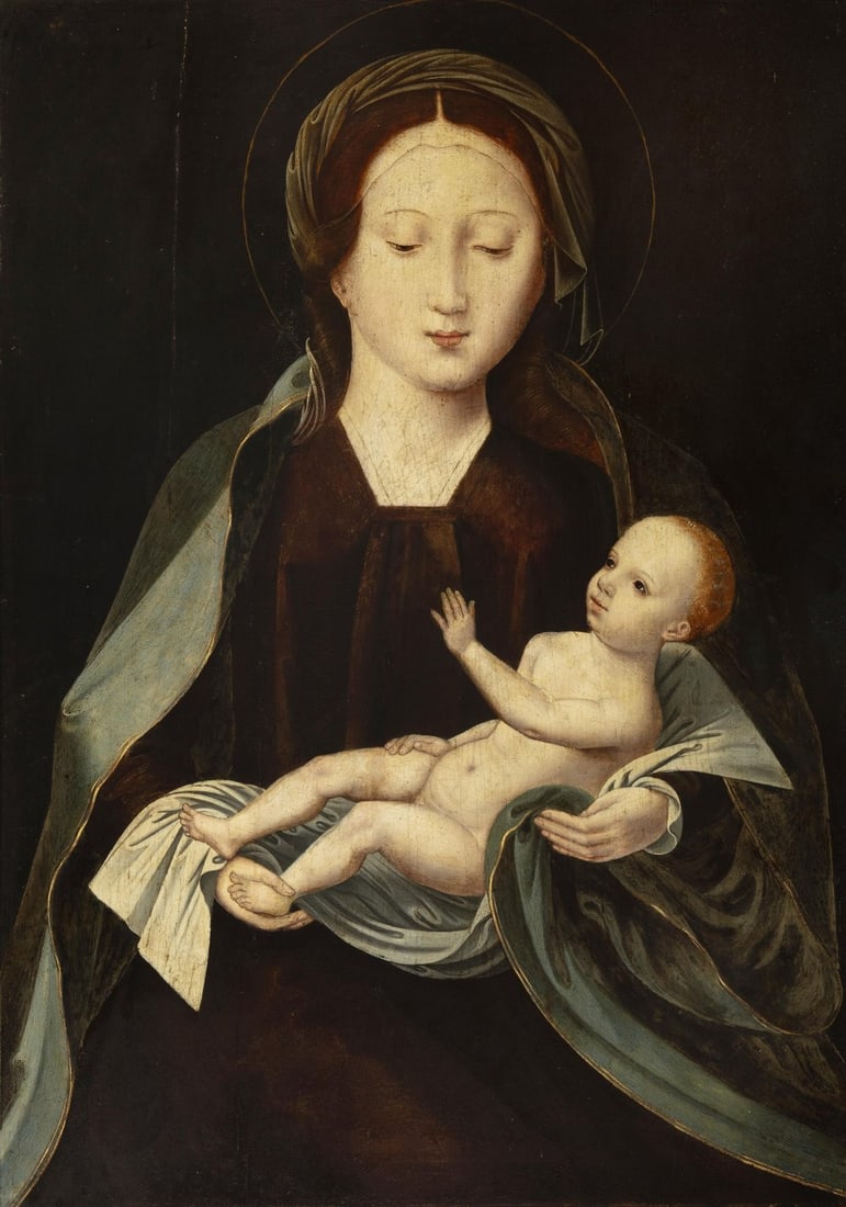 Attributed to the MASTER OF HALF FIGURES (active in the second quarter of the 16th century). (1 of 6)