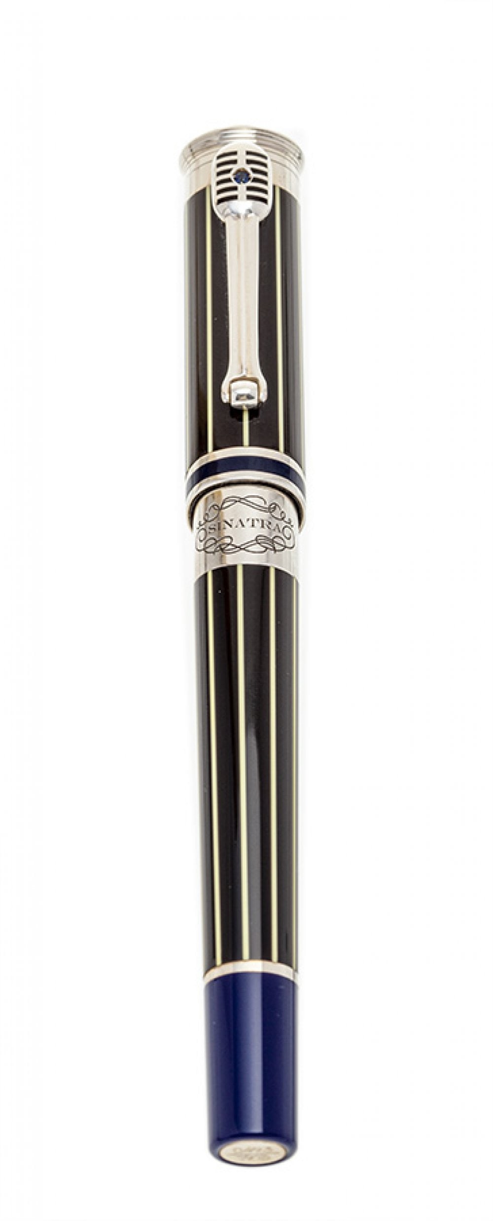 MONTEGRAPPA â€œSINATRAâ€ FOUNTAIN PEN. Body in resin and silver. Limited edition 0493/1915. Bicolor (1 of 4)