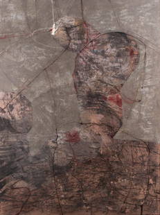 ENRIQUE BRINKMANN PARAREDA, (MÃ¡laga, 1938). â€œThe ideaâ€, 1981. Mixed technique on board. Signed: ENRIQUE BRINKMANN PARAREDA, (Malaga, 1938). "The idea", 1981. Mixed media on panel. Signed and dated in the lower left corner. Signed, dated and titled on the back. Measurements: 200 x 150 cm; 205 x 1