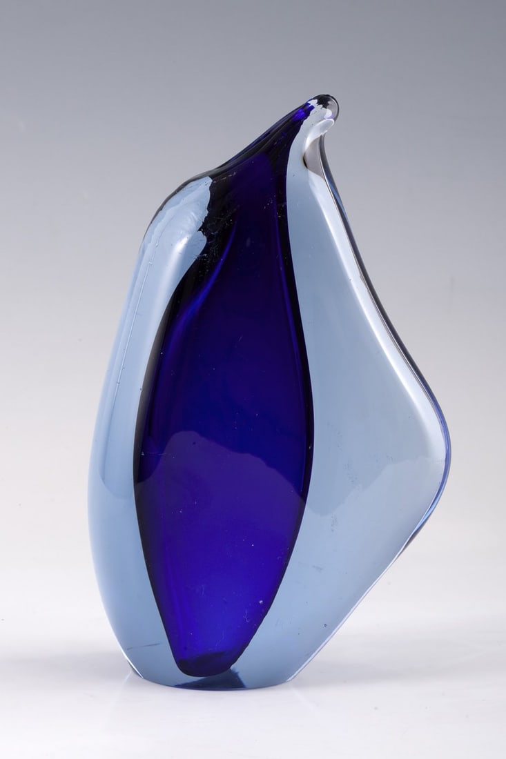 ANTONIO DA ROS, (Italy, 1936 - 2012). Vase. Murano, second half of the 20th century. Blown Murano (1 of 6)