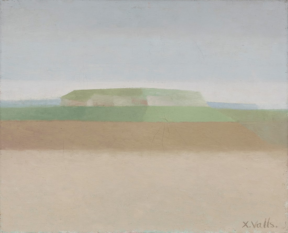 XAVIER VALLS SUBIR? (Barcelona, 1923 - 2006). "La coline", 1962. Oil on canvas. It presents (1 of 7)