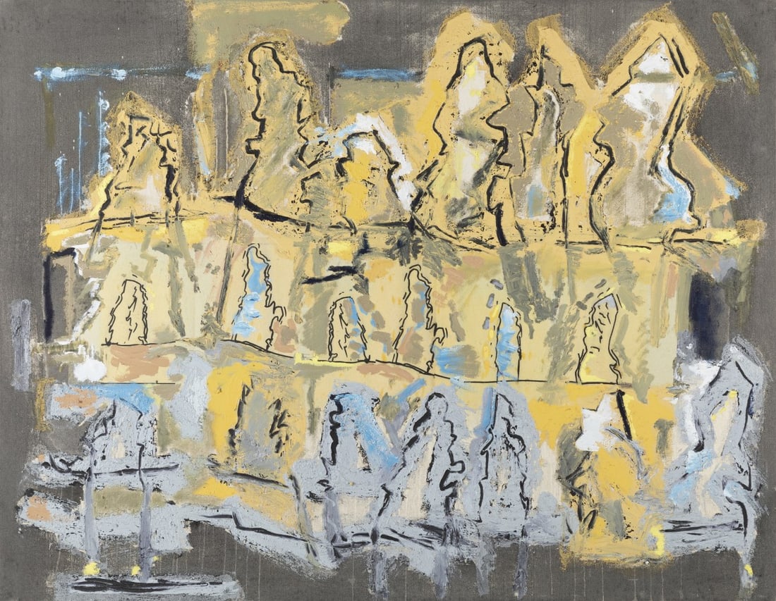 JOSÉ LUIS ALEXANCO (Madrid, 1942-2021). "Sajra II", 2000. Mixed media on canvas. Signed and dated: JOSÉ LUIS ALEXANCO (Madrid, 1942-2021). "Sajra II", 2000. Mixed media on canvas. Signed and dated on the back. Measurements: 100 x 130 cm. In the pictorial series that Alexanco gathered under the epi