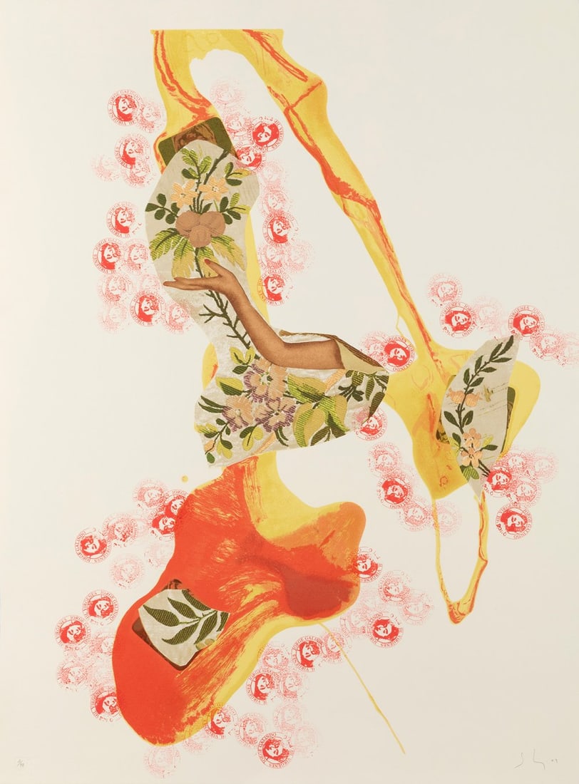 JORGE GALINDO (Madrid, 1965). "Eleven thousand virgins I". Silkscreen on thick paper, copy 3/99.: JORGE GALINDO (Madrid, 1965). "Eleven thousand virgins I". Silkscreen on thick paper, copy 3/99. Signed and justified by hand. Measurements: 108 x 80 cm. Jorge Galindo began his artistic training link