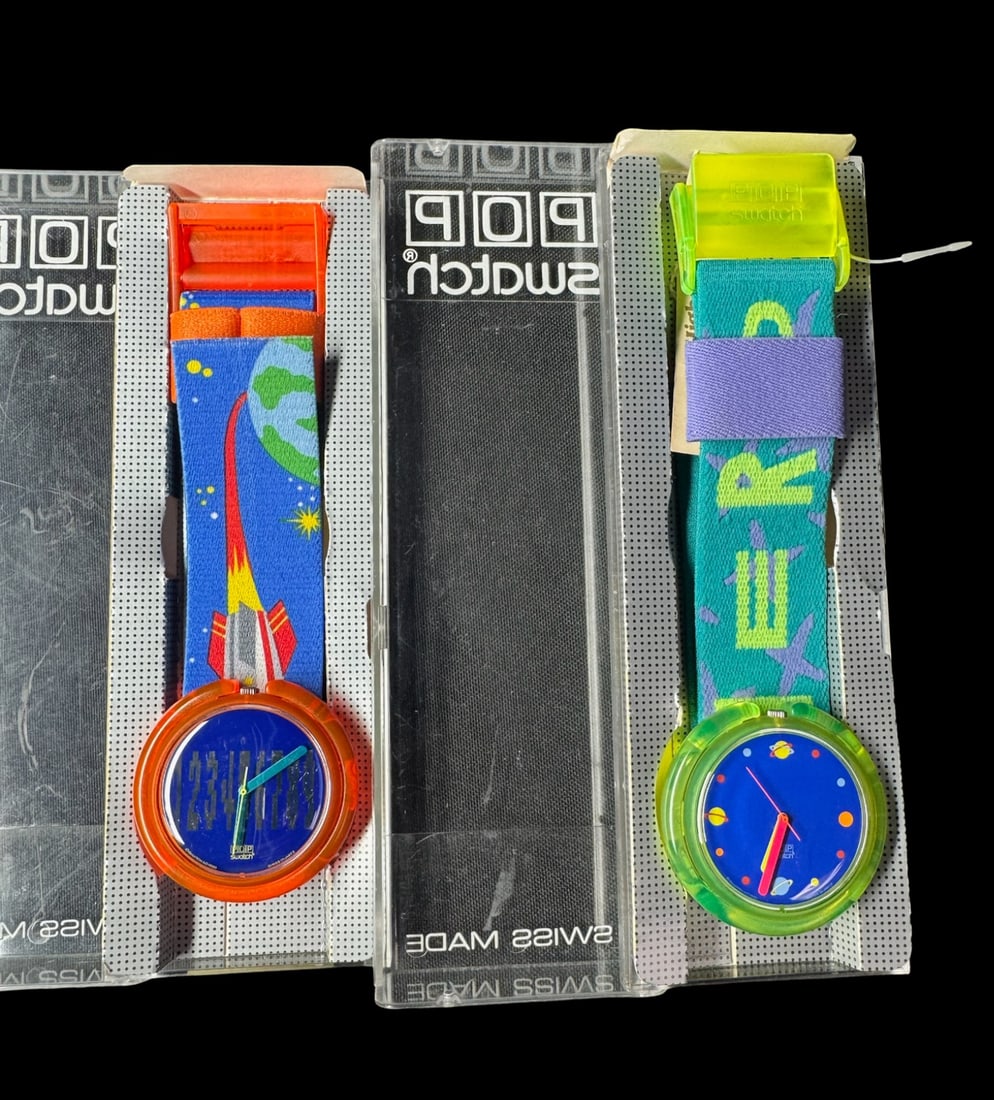 NOS 1990 Swatch Pop Watch Assortment (1 of 5)