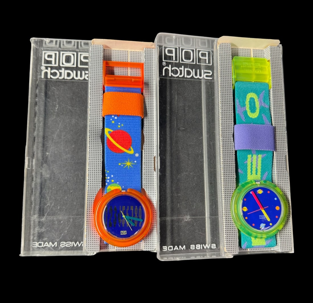 NOS 1990 Swatch Pop Watch Assortment (1 of 5)
