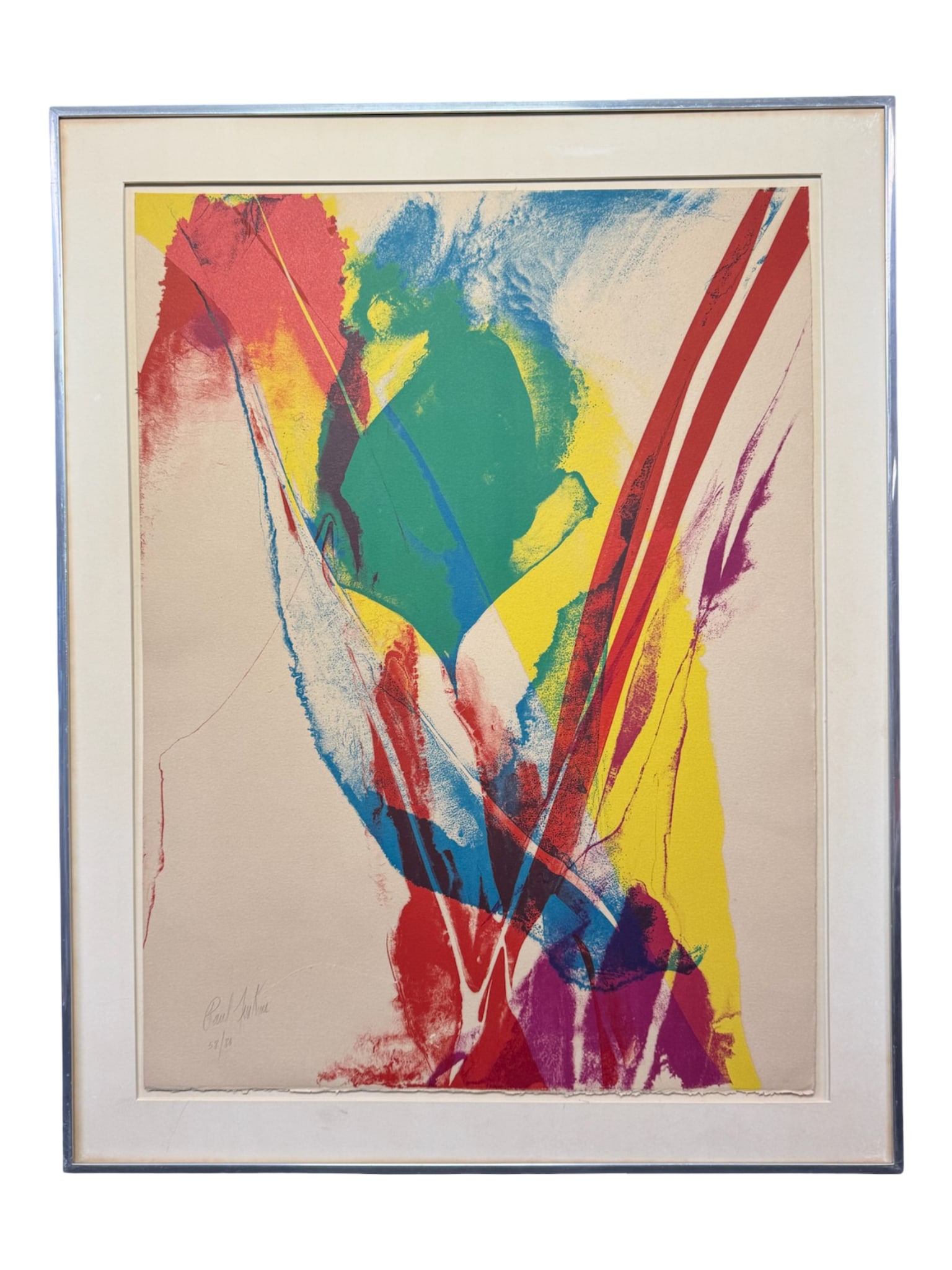 Untitled Color Lithograph by Paul Jenkins (1 of 5)