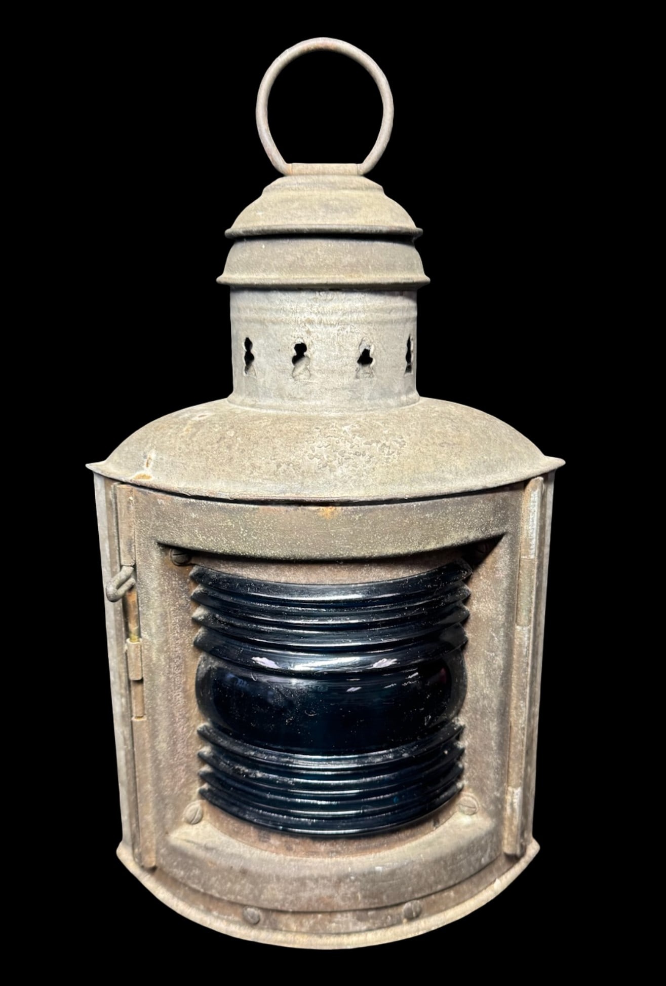 Vintage Perko Starboard Side Ship’s Lantern with Fresnel Lens (1 of 5)