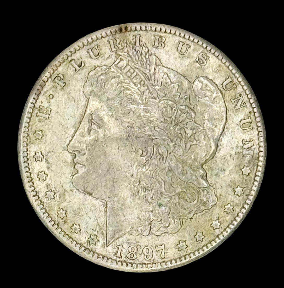 1897-S Morgan Silver Dollar (1 of 3)