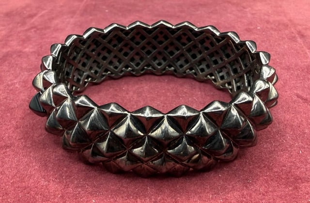 Sterling Silver Stephen Webster Superstud Hinged Bangle - 3