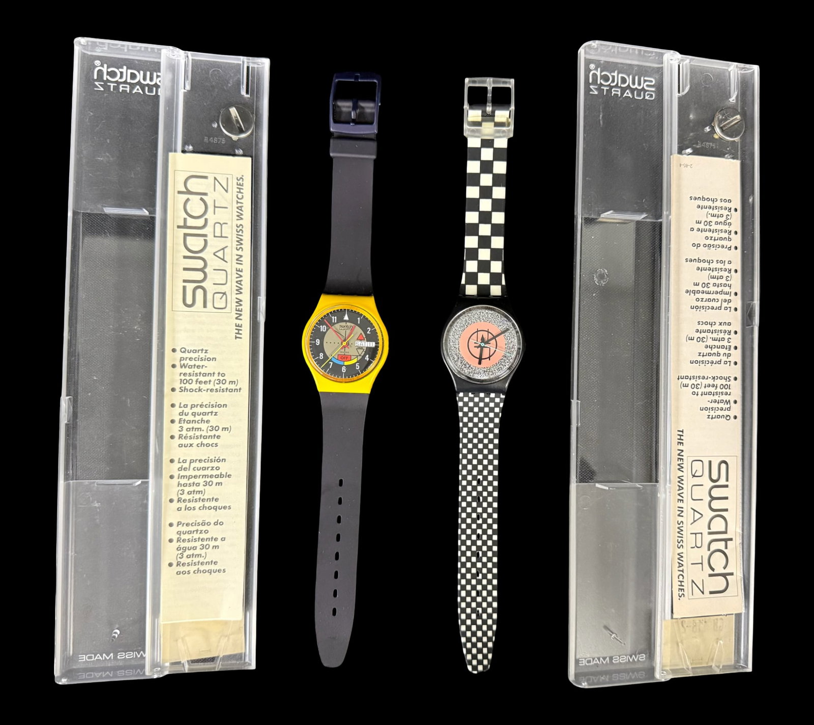 NOS 1980s Swatch Gent Quartz Watch Assortment (1 of 4)