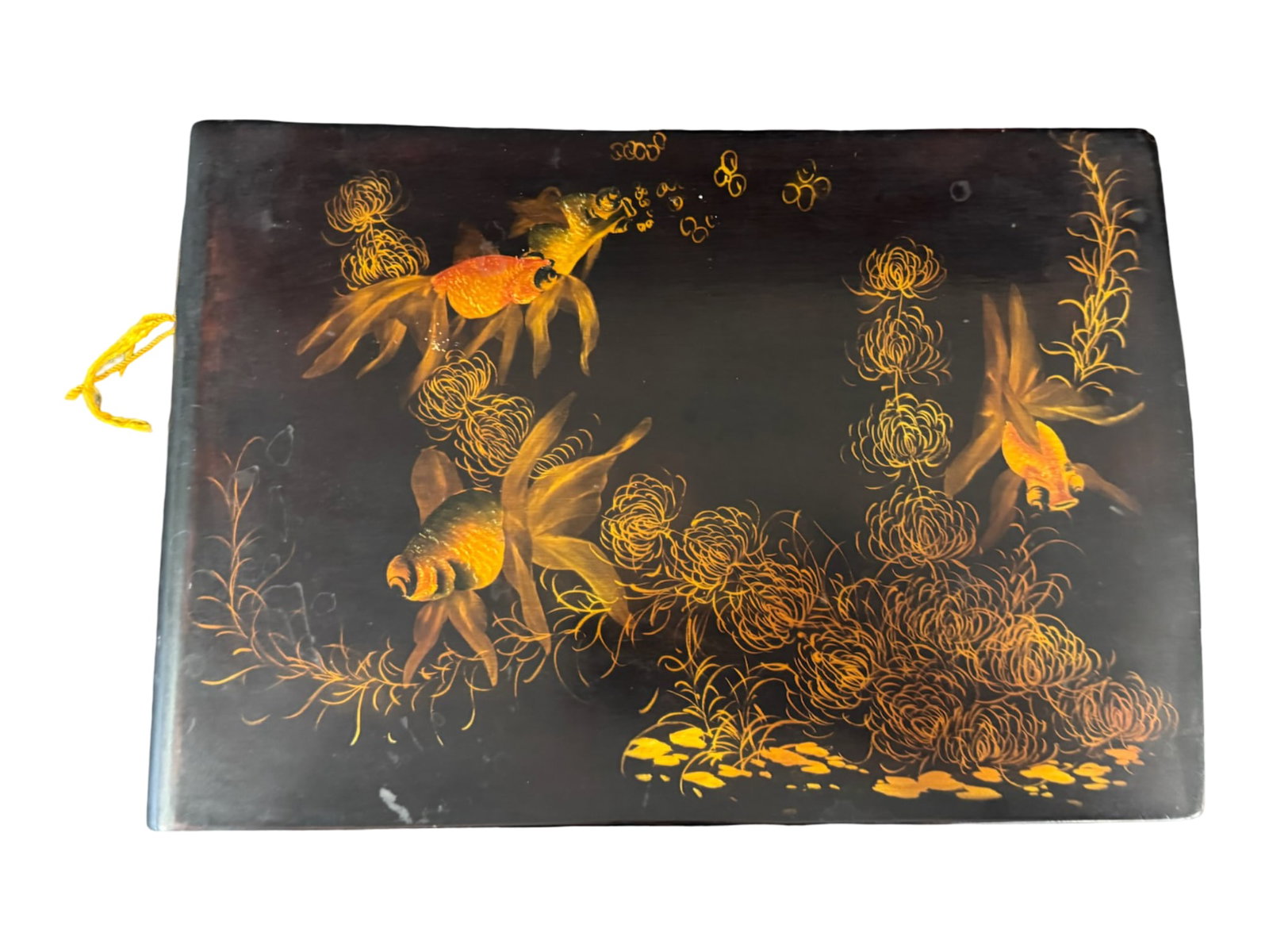 NOS Cong Tien Signed Lacquerware Keepsake Box (1 of 4)