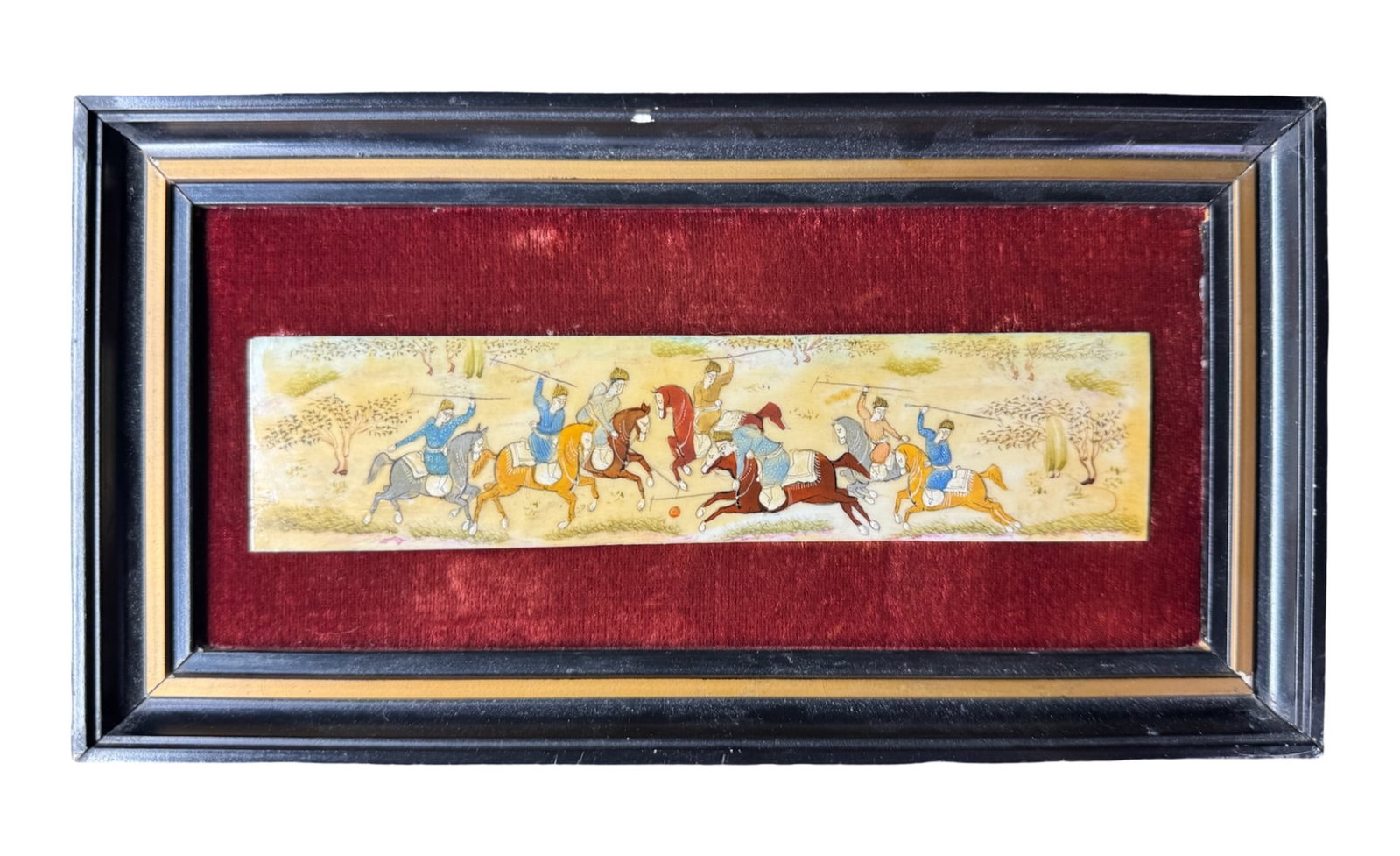 Persian Miniature Painting on Camel Bone (1 of 4)