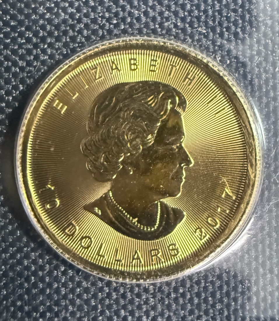 2017 Ten Dollar Canadian Gold Maple Leaf (1 of 2)
