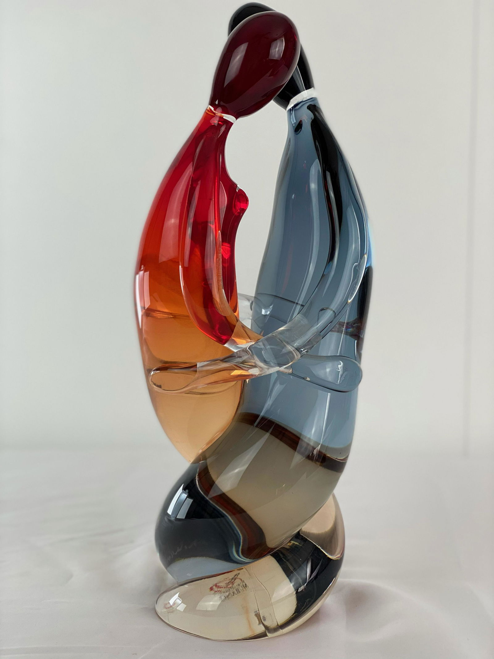 Murano Glass Sculpture "Lover's Entwined" (1 of 6)