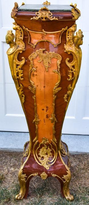 Rococo Palace Size Porcelain Ormolu Mount Stands (1 of 1)