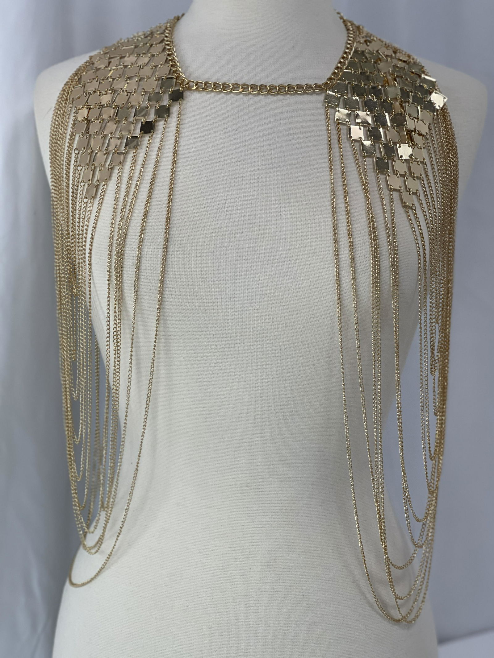 Necklace Golden Wing Shoulder Accessory (1 of 5)