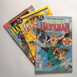 THE SHADOW WAR OF HAWKMAN #1 2 3 1985 comic book DC: THE SHADOW WAR OF HAWKMAN #1, 2 AND 3 1985 Bronze/Modern Age comic book DC. Condition excellent.