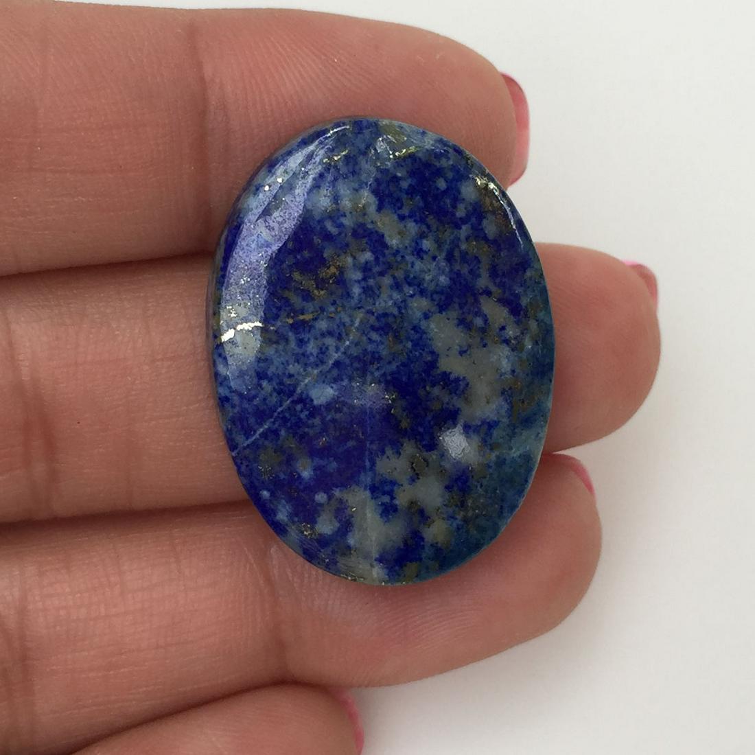 Lapis Lazuli oval flat slab cabochon 34.00 cts (1 of 3)