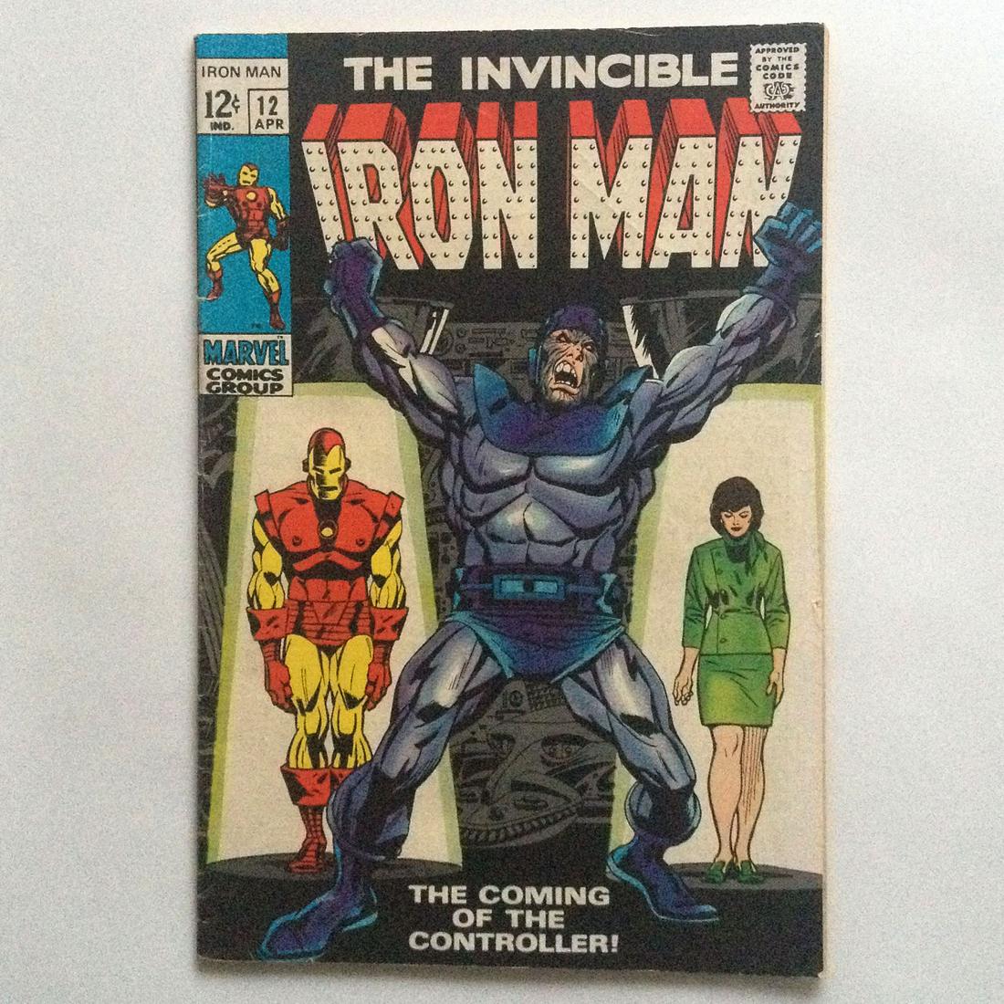 THE INVINCIBLE IRONMAN #12 1969 comic book Marvel (1 of 3)