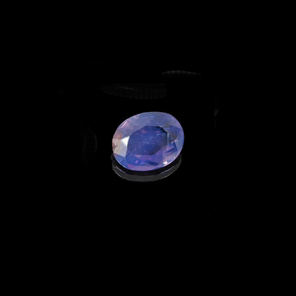 Oval natural purple blue Ceylon sapphire 1.83 cts (1 of 3)