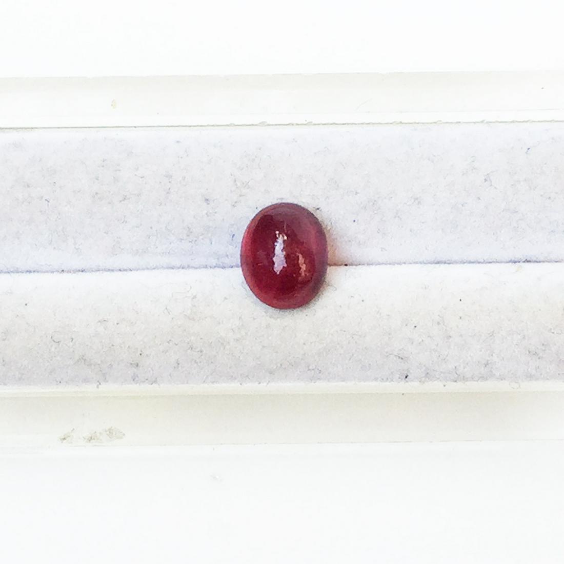Oval shape ruby cabochon, weight 2.66 cts (1 of 4)