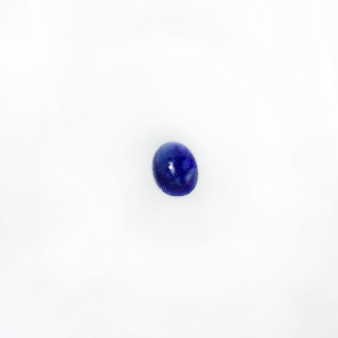 Oval shape blue sapphire cabochons, weight 2.01 cts (1 of 4)