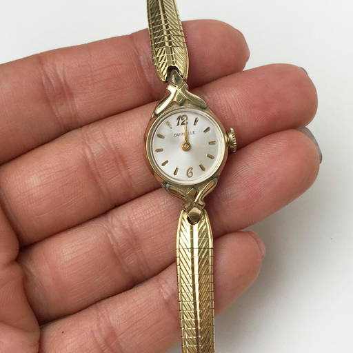 Caravelle Vintage 10 Kt Gold Filled Top Ladies Watch N3