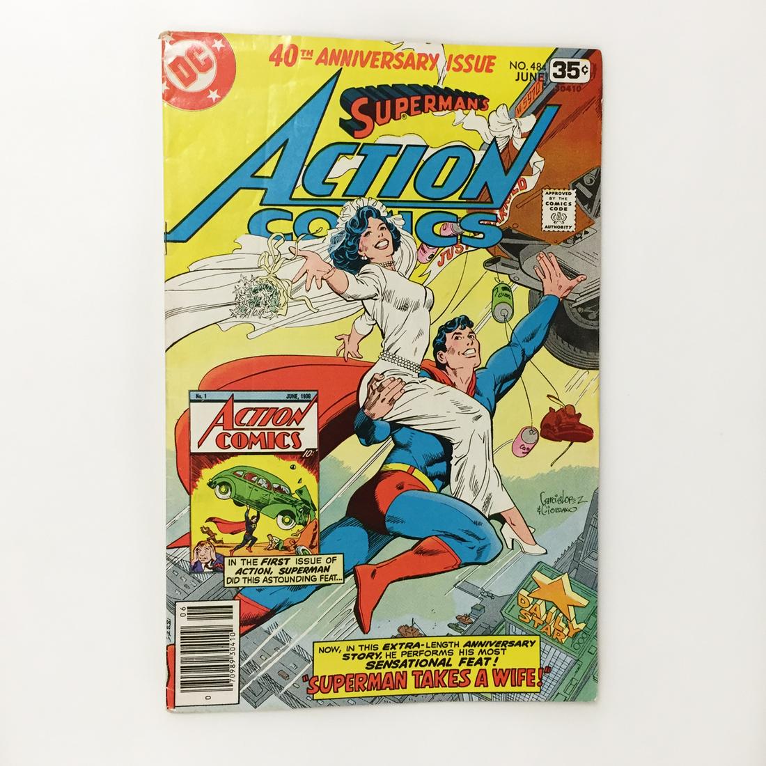 ACTION COMICS #484 1978 Superman comic book DC (1 of 3)