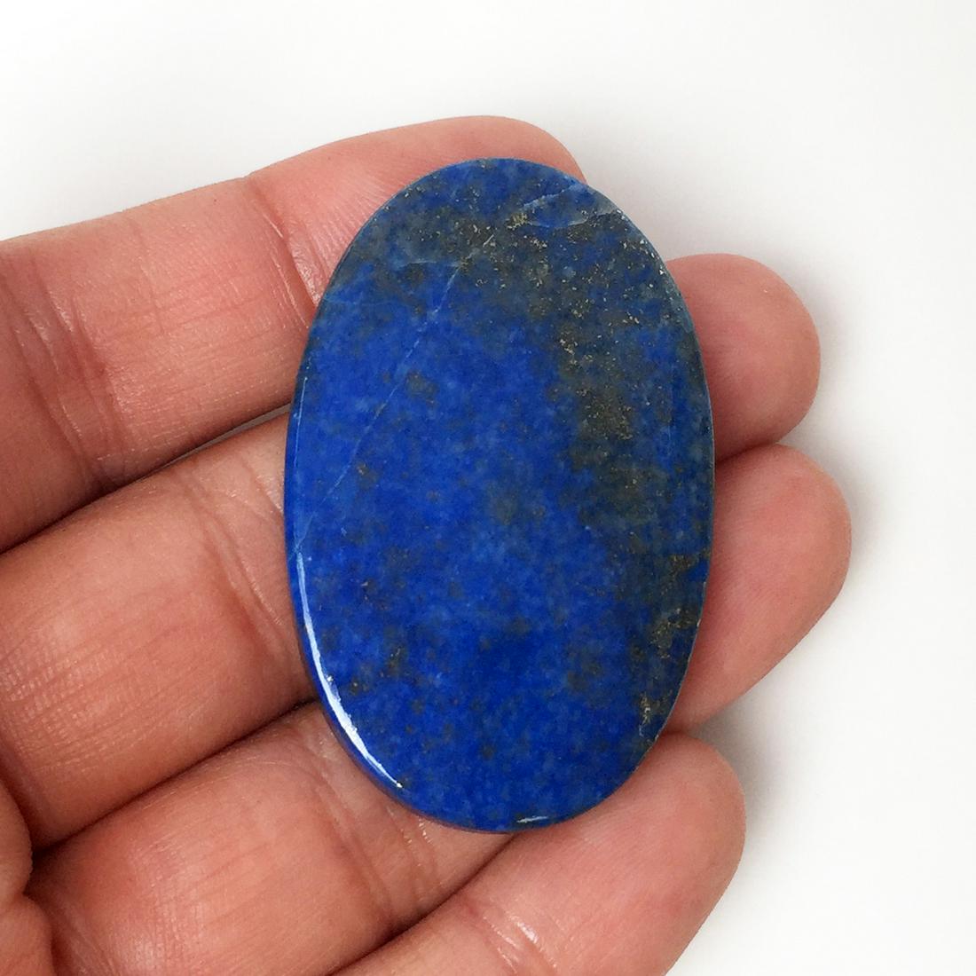 Lapis Lazuli Oval shape flat slab cabochon 75.36 cts (1 of 3)