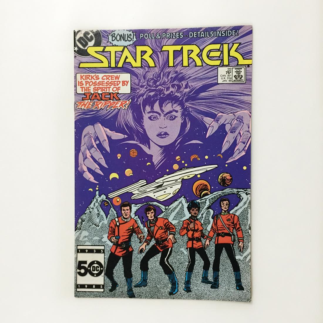 STAR TREK #22 1985 comic book DC (1 of 3)
