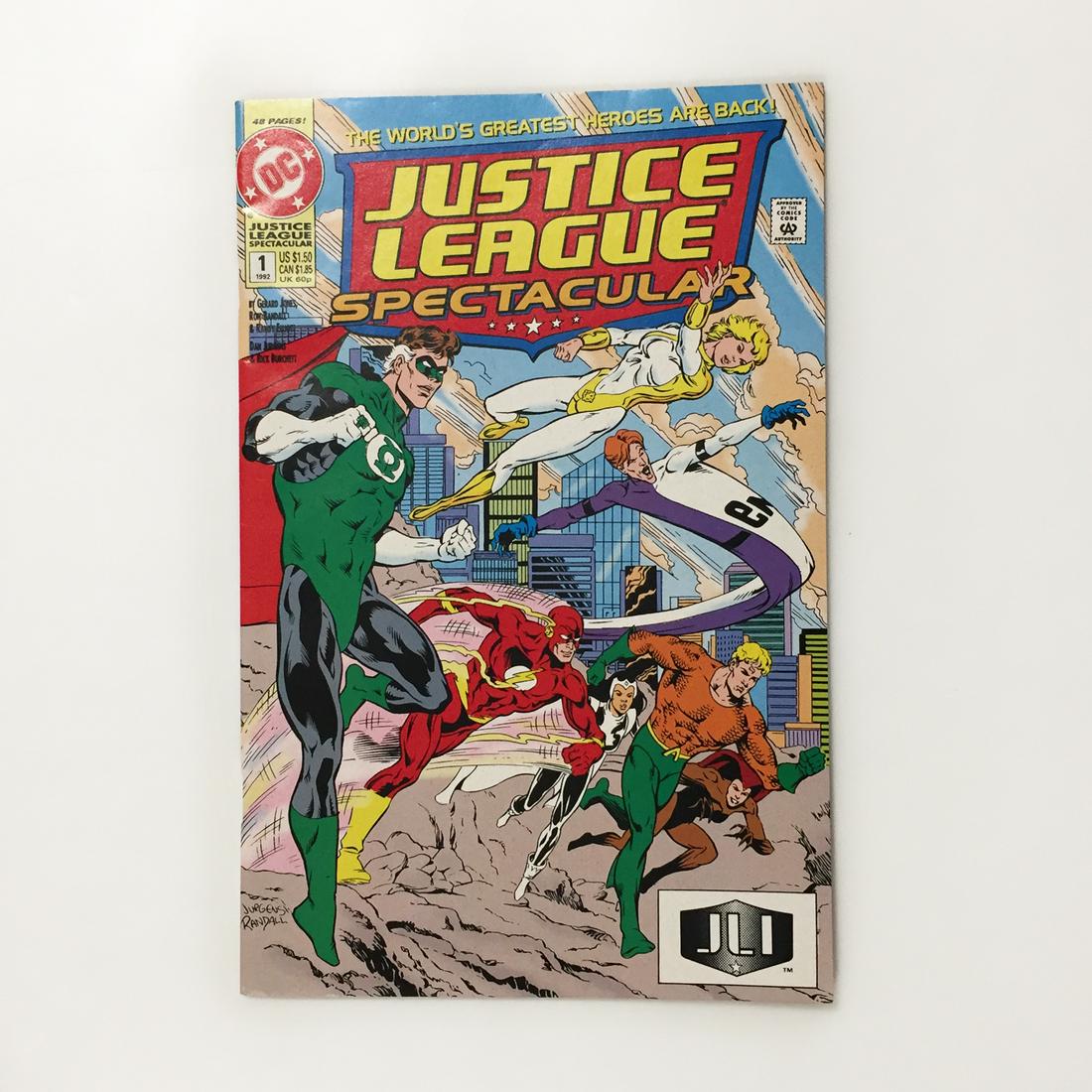 JUSTICE LEAGUE SPECTACULAR #1 1992 comic book DC (1 of 3)